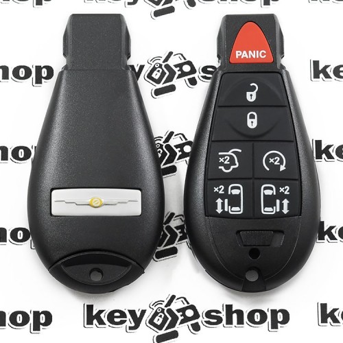 Корпус смарт ключа для Chrysler (Крайслер) 6 + 1 кнопки