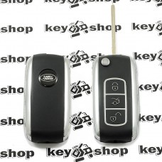 Выкидной ключ для LAND ROVER (Ленд Ровер), 3 - кнопки, лезвие HU92, ID 44 / 433 Mhz
