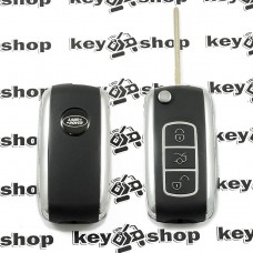 Выкидной ключ для LAND ROVER (Ленд Ровер), 3 - кнопки, лезвие HU101, ID 44 / 433 Mhz
