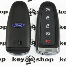 Оригинальный смарт ключ для FORD Edge, Focus (Форд Эдж, Фокус) - 4+1 кнопки, чип id46 (PCF7945/7953), 315MHz