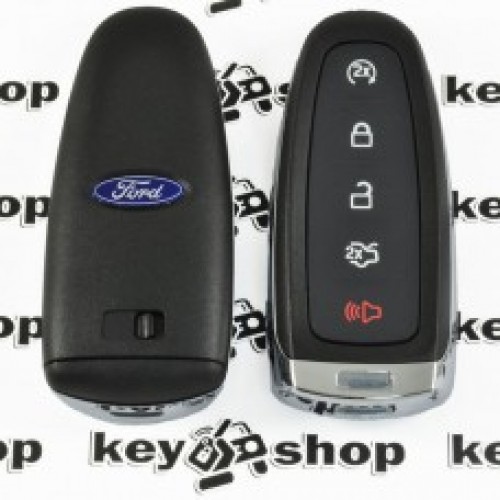 Оригинальный смарт ключ для FORD Edge, Focus (Форд Эдж, Фокус) - 4+1 кнопки, чип id46 (PCF7945/7953), 315MHz