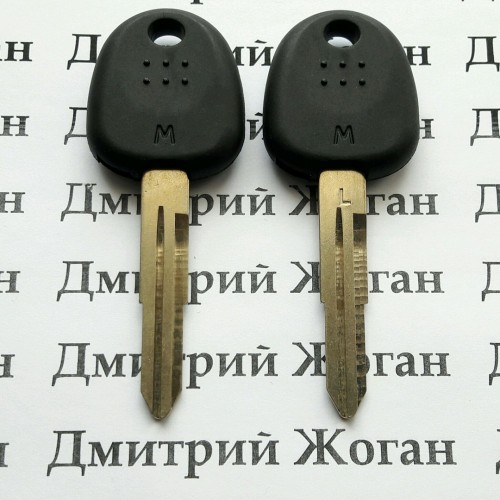 Корпус авто ключа под чип для Hyundai H1, Tucson, Verna, Santa Fe(00-06) (Хундай), лезвие HYN6T14 (2.30 mm)
