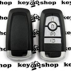 Корпус смарт ключа для Ford (Форд), 4 кнопки, с лезвием