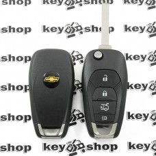 Корпус выкидного ключа для Chevrolet (Шевролет) 3 + 1 кнопки