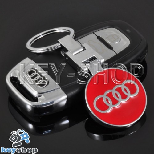 Металлический брелок для авто ключей Audi (Ауди)