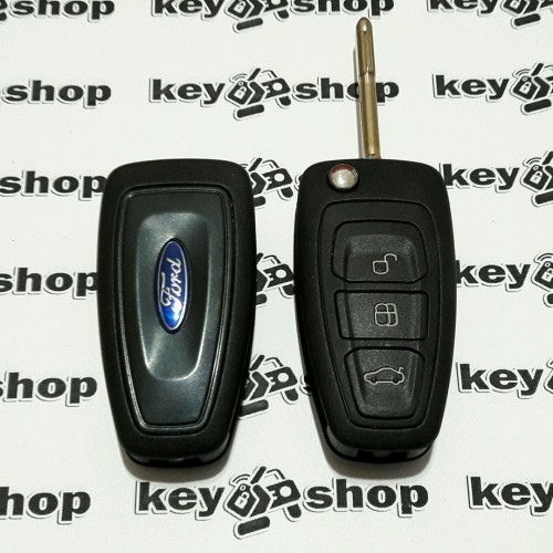Корпус выкидного автоключа для Ford (Форд) 3 - кнопки. лезвие FO21