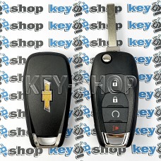 Корпус выкидного ключа для Chevrolet (Шевролет) 4 - кнопки