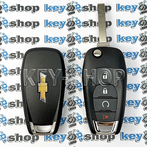 Корпус выкидного ключа для Chevrolet (Шевролет) 4 - кнопки