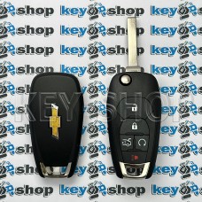 Корпус выкидного ключа для Chevrolet (Шевролет) 4+1 - кнопки
