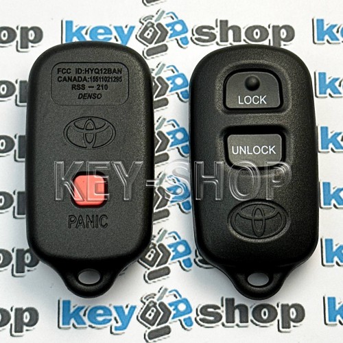 Корпус пульта для Toyota (Тойота), 2 + 1 кнопки