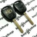 Автоключ для Toyota (Тойота) 2 - кнопки, лезвие TOY 43, 304/315/433 Mhz на выбор