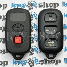 Корпус пульта для Toyota (Тойота), 3 + 1 кнопки