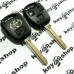 Автоключ для Toyota (Тойота) 3 - кнопки, лезвие TOY 43, 315/433 Mhz на выбор