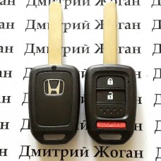 Оригинальный ключ для Honda (Хонда) 2+1 кнопки, id47 (PCF7961), 315MHz