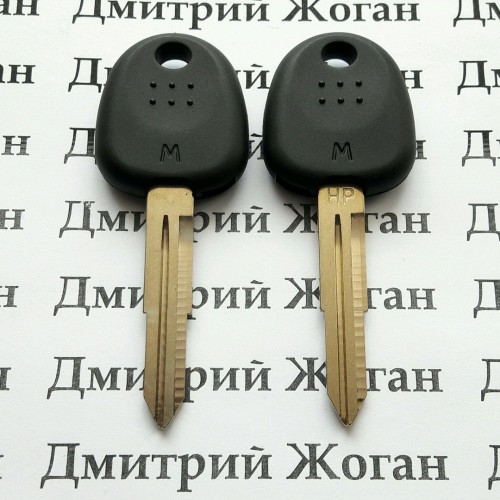 Корпус авто ключа под чип для Hyundai Tiburon (Хундай Тибурон), с лезвием HYN7MH (2.30 mm)