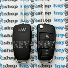 Выкидной ключ Audi  A3 ; Q3 (Ауди) 3 кнопки, чип ID MQB48 / 315MHz