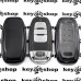    Чехол для смарт ключа Audi (Ауди), A4, A6, Q5, кнопки с защитой, (черный, полиуретановый)