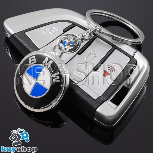 Металлический брелок для авто ключей BMW (БМВ)