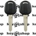 Корпус авто ключа под чип для Chevrolet (Шевролет) EPICA, EVANDA, CAPTIVA, MATIZ  лезвие DWO5