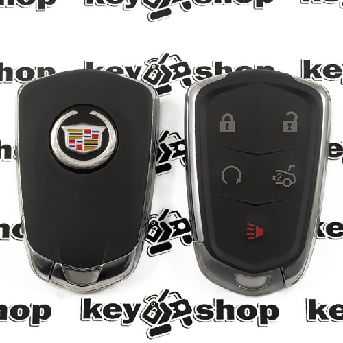    Cмарт ключ Кадиллак (Cadillac) 5 кнопок, id46 (PCF7952) HITAG2 / 315 Mhz 