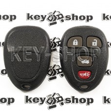 Оригинальный пульт для Кадиллак (Cadillac), 3 + 1 (panica) кнопка, 315MHz, FCCID: OUC60270 (G9)