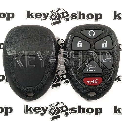 Оригинальный пульт для Кадиллак (Cadillac), 5 + 1 (panica) кнопка, 315MHz, FCCID: OUC60270 (G9)