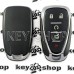  Cмарт ключ для Chevrolet (Шевролет) 4 + 1 кнопки, чип ID46 (HITAG 2),  433 MHz (keyless-go) , (без логотипа)