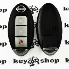      Смарт ключ для NISSAN (Ниссан) корпус 2 - кнопки + 1 кнопка (PANIK), 315 Mhz