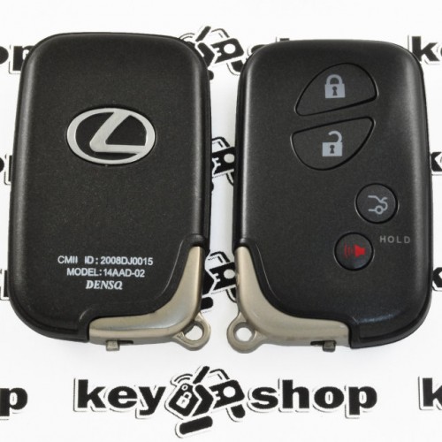  Корпус смарт ключа LEXUS (Лексус) 3 - кнопки + 1 кнопка