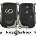  Корпус смарт ключа LEXUS (Лексус) 3 - кнопки + 1 кнопка