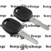 Корпус авто ключа Daewoo (Дэу), с местом под чип, лезвие DWO4R