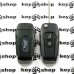  выкидной ключ для Ford (Форд) 2 кнопки, чип ID 49, 433 MHz