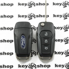      Оригинальный ключ для FORD (Форд)  3 кнопки, после 2014г. с чипом 49 Philips HTPRO (pcf7953)/433MHz