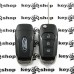 Выкидной ключ для FORD (Форд)  3 кнопки, после 2014г. с чипом 49 Philips HTPRO (PCF7953) / 433MHz