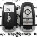 Оригинальный смарт ключ для Ford Mustang (Форд Мустанг) 4 + 1 кнопки, чип ID 49 (Hitag Pro), 902 MHz