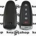 Корпус смарт ключа для FORD Focus  (Форд Фокус) Edge, 4+1 кнопка