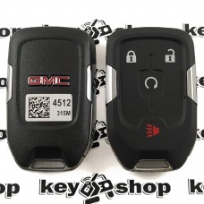    Смарт ключ для GMC (ДжиЭмСи)  3+1 кнопок, HITAG2 (PCF7941E) ID46E, 315Mhz