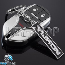   Металлический (черный) брелок для авто ключей  GMC Yukon (ДжиЭмСи Юкон)