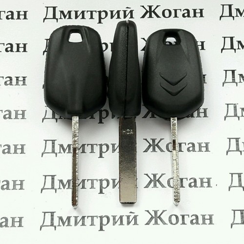 Корпус авто ключа под чип для Citroen (Ситроен), лезвие HU 83T