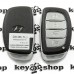 Cмарт ключ Hyundai Tucson (Хюндай Туксон) c 2016 по 2017,(95440-D3100NNA) 3 + 1 кнопки, чип ID47 (HITAG3), 433 MHz