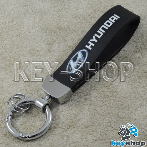 Каучуковый брелок с карабином для авто ключей Хундай (Hyundai)