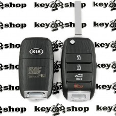        Оригинальный выкидной ключ КIA RIO (КИА РИО) 2018, 3+1 кнопки, 95430-H9700 / 433 Mhz