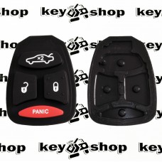 Кнопки для ключа Jeep (Джип) 3 кнопки + 1(panic) ,большие