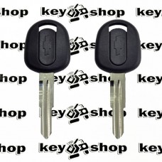 Корпус авто ключа под чип для Chevrolet (Шевролет) Aveo Lacetti лезвие DWO4R