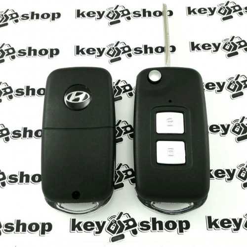 Корпус выкидного ключа для Hyundai (Хундай) 2 - кнопки (под переделку)