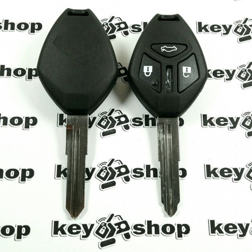    Корпус авто ключа Mitsubishi Galant (Мицубиси Галант) 3 - кнопки, лезвие MIT11R