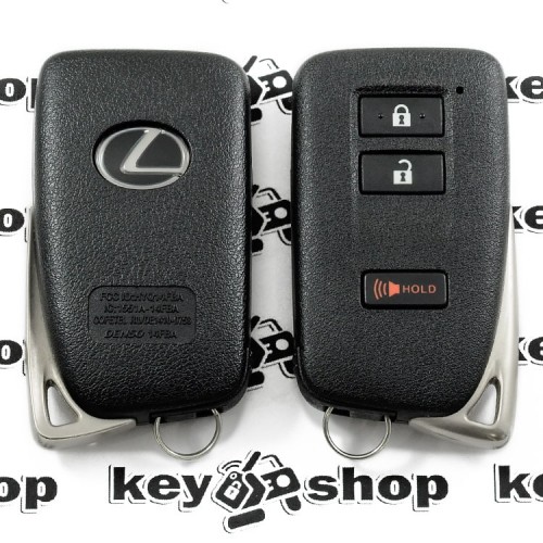 Оригинальный смарт ключ для LEXUS (Лексус) 2+1 кнопки, H chip, ID (HYQ14FBA), 315 MHz
