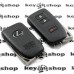 Оригинальный смарт ключ для LEXUS (Лексус) 2+1 кнопки, H chip, ID (HYQ14FBA), 315 MHz