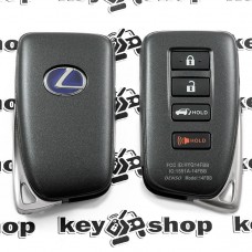 Оригинальный смарт ключ для LEXUS (Лексус) 3+1 кнопки, H chip, ID (HYQ14FBB), 315 MHz