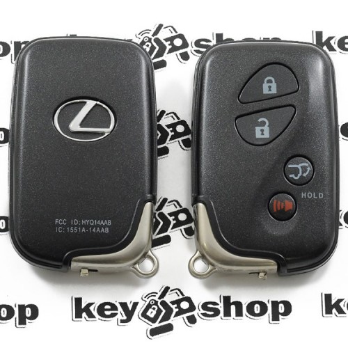 Корпус смарт ключа LEXUS (Лексус) 3 + 1 кнопка